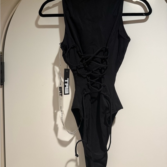 NWT TA3 $188 Hi Cut Surfy in Black for Long Torso, Size S XLong (not reg/long) - Picture 9 of 11